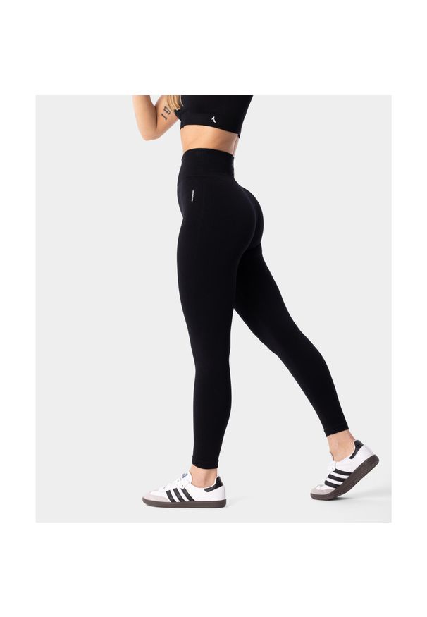 Legginsy bezszwowe damskie Simply Seamless Carpatree. Kolor: czarny. Sport: fitness