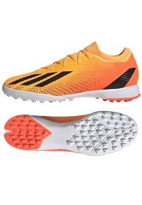 Adidas - Buty piłkarskie adidas X Speedportal.3 Tf M GZ2471 pomarańczowe. Zapięcie: sznurówki. Kolor: pomarańczowy. Materiał: guma, syntetyk. Sport: piłka nożna