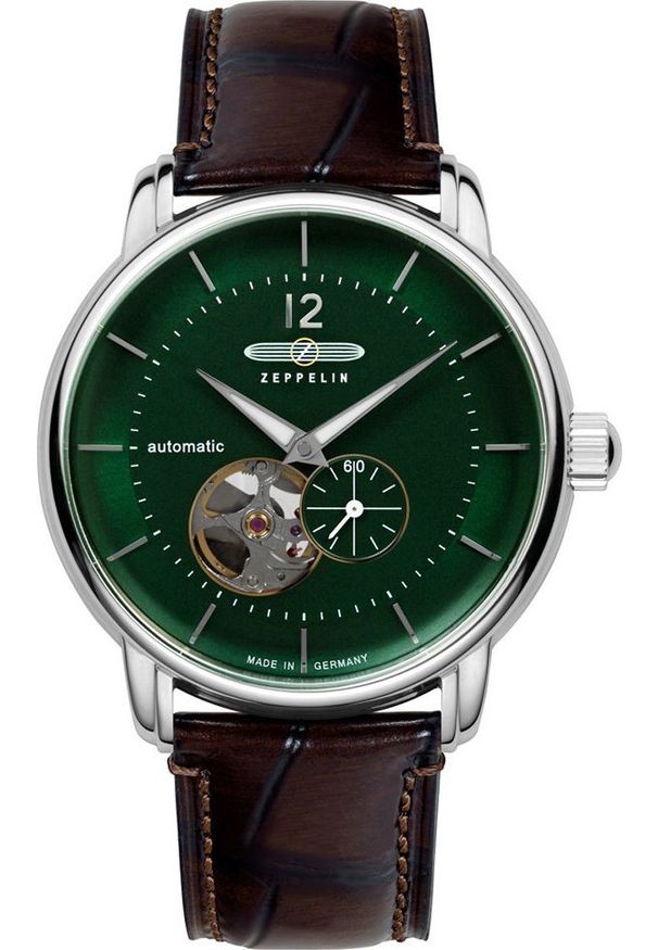 Zegarek Zeppelin Zegarek męski Zeppelin 8166-4 brązowy. Kolor: brązowy