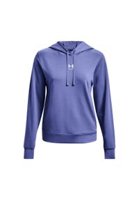 Bluza fitness damska Under Armour Rival Terry Hoodie. Kolor: niebieski. Sport: fitness