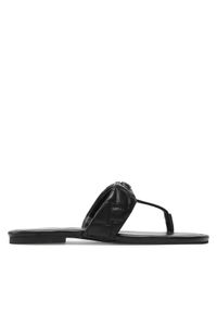 Kurt Geiger Japonki Kensington T-Bar Sandal 8651400109 Czarny. Kolor: czarny. Materiał: skóra