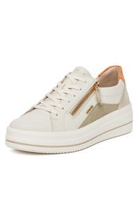 Remonte Sneakersy D1C01-81 Beżowy. Kolor: beżowy. Materiał: skóra #3