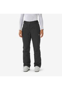 WEDZE - Spodnie narciarskie i snowboardowe damskie Quechua 500. Kolor: czarny. Materiał: materiał. Długość: długie. Sezon: zima. Sport: narciarstwo, snowboard #1