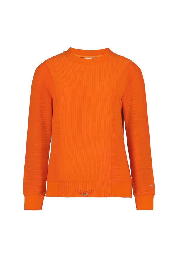 LUHTA - Sweter damski Luhta Hanski. Kolor: żółty, pomarańczowy, wielokolorowy. Sport: turystyka piesza