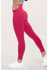 GYM GLAMOUR - Legginsy fitness damskie Gym Glamour flexible 2.0. Kolor: czerwony. Sport: fitness