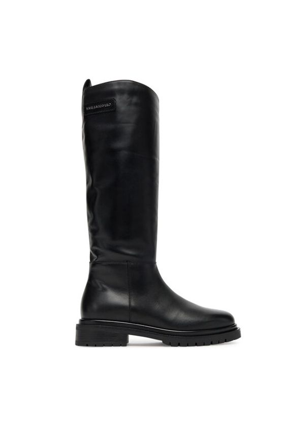 Karl Lagerfeld - KARL LAGERFELD Kozaki KL47595 Czarny. Kolor: czarny. Materiał: skóra