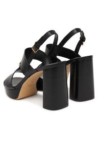 MICHAEL Michael Kors Sandały Erin Platform 40S6ERHS1L Czarny. Kolor: czarny. Materiał: skóra. Obcas: na platformie #4