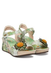 Laura Vita Sandały Barry 36 Zielony. Kolor: zielony. Materiał: skóra #4