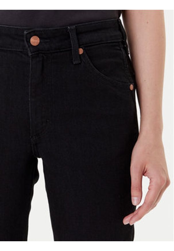 Wrangler Jeansy Piper 112372997 Czarny Slim Fit. Kolor: czarny