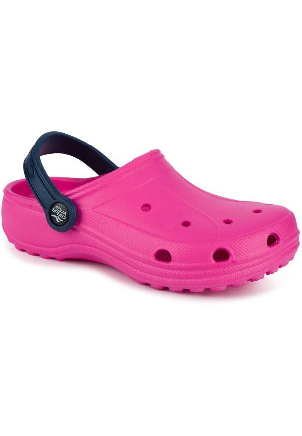 Aqua Speed - AQUA SPEED dziecięce klapki chodaki na basen różowe. Kolor: różowy. Styl: sportowy