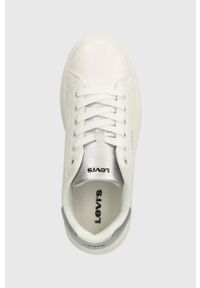 Levi's® - Levi's sneakersy ELLIS kolor biały 233415.50. Okazja: na spotkanie biznesowe. Nosek buta: okrągły. Kolor: biały. Materiał: guma #2