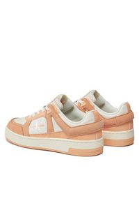 Calvin Klein Jeans Sneakersy Basket Cupsole Low Mix Ml Fad YW0YW01301 Pomarańczowy. Kolor: pomarańczowy. Materiał: skóra