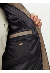 BOSS Kurtka skórzana Jocamp 50547546 Beżowy Relaxed Fit. Kolor: beżowy. Materiał: skóra #3