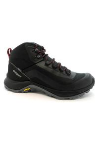 Buty trekkingowe męskie Grisport Amarcord 120. Wysokość cholewki: za kostkę. Zapięcie: sznurówki. Kolor: czarny. Materiał: materiał, syntetyk. Szerokość cholewki: normalna
