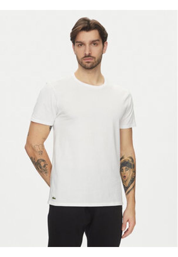 Lacoste Komplet 3 t-shirtów TH9010 Kolorowy Regular Fit. Materiał: bawełna. Wzór: kolorowy
