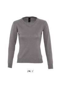 SOL'S - Sweter damski Sol's Galaxy. Kolor: szary. Materiał: polar. Sezon: zima #1