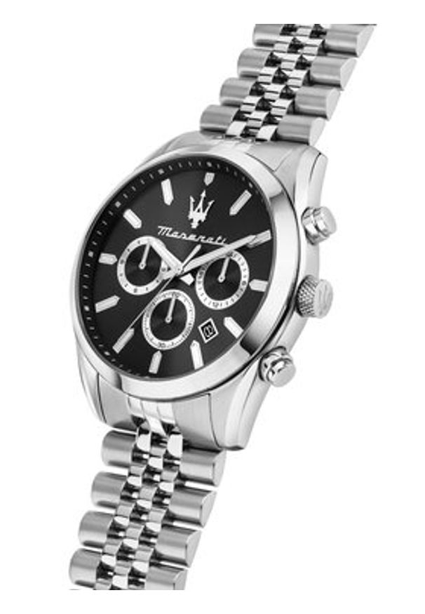 Maserati Zegarek Attrazione R8853151022 Srebrny. Kolor: srebrny