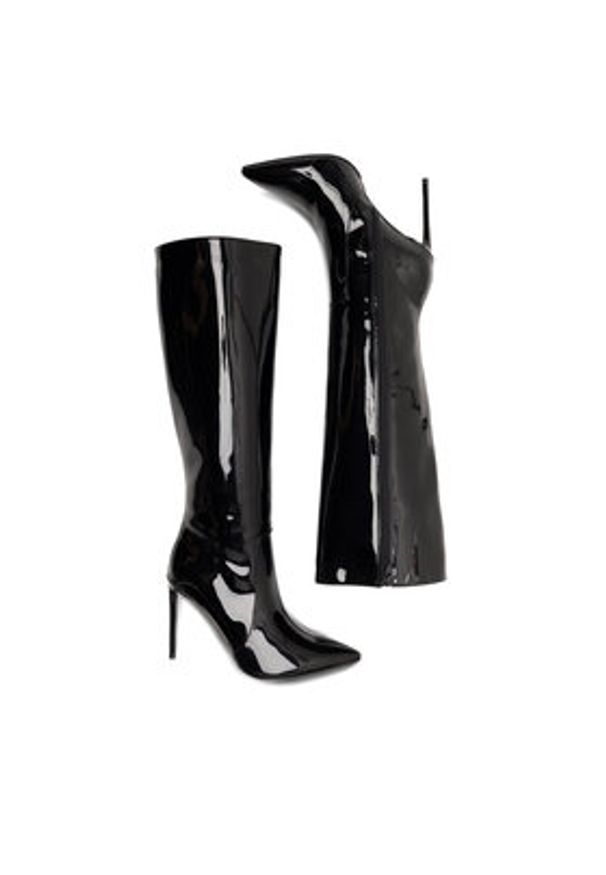 Nine West Kozaki LAMIAH ZL22045HCC Czarny. Kolor: czarny. Materiał: skóra