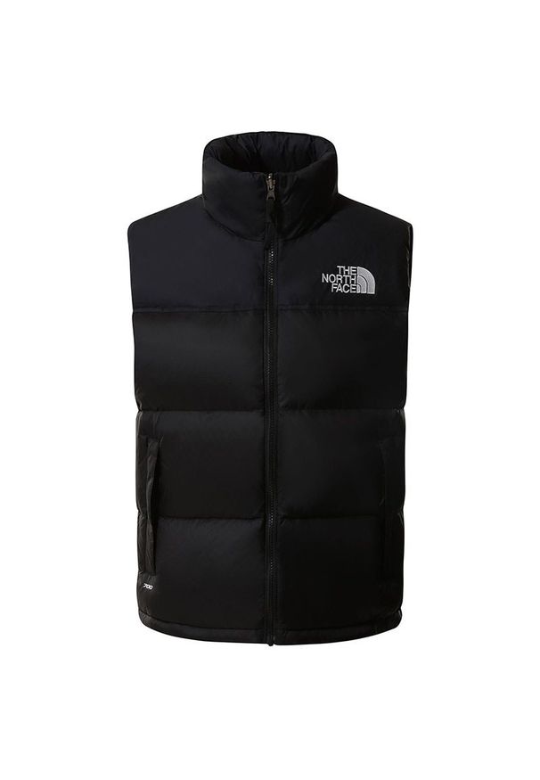 Bezrękawnik The North Face 1996 Retro Nuptse 0A3XEPLE41 - czarny. Kolor: czarny. Materiał: materiał, nylon, puch. Długość rękawa: bez rękawów