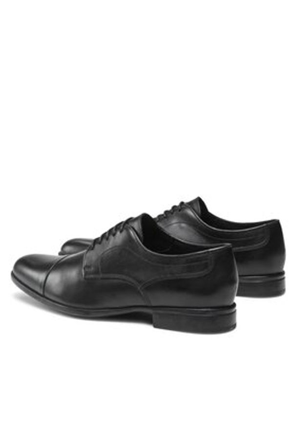 Geox Półbuty U Iacopo U169GA00043C9999 Czarny. Kolor: czarny. Materiał: skóra