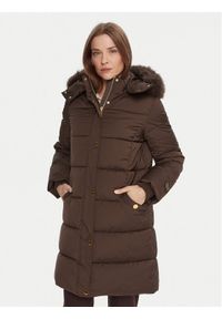 Marciano Guess Płaszcz zimowy 5BGL18 7378A Brązowy Regular Fit. Kolor: brązowy. Materiał: syntetyk. Sezon: zima