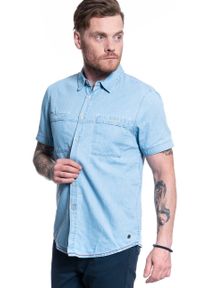 Mustang - MUSTANG Chris Denim Shirt 1009568 5000 200. Materiał: denim #5