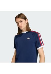 Adidas - adidas T-Shirt 3-Stripes KC8636 Granatowy Regular Fit. Kolor: niebieski. Materiał: bawełna #2