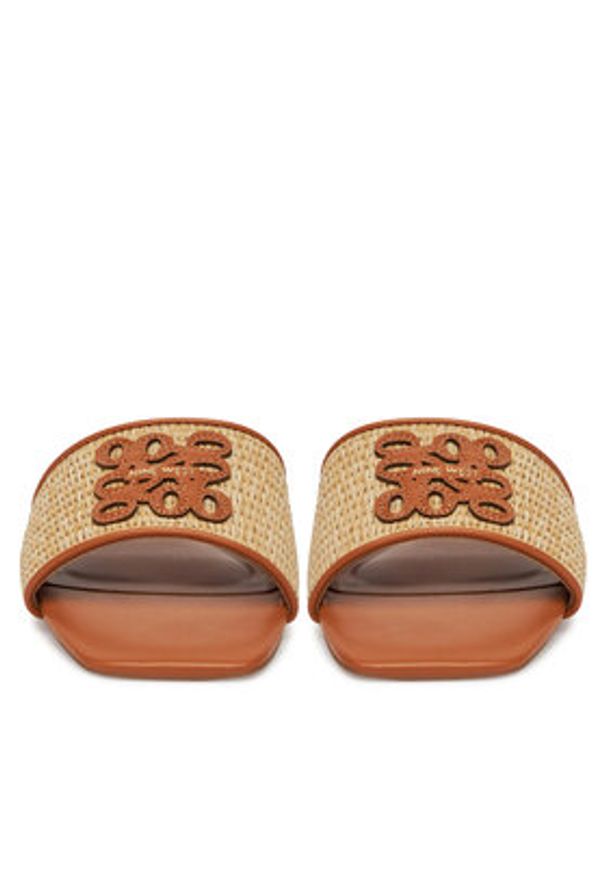 Nine West Klapki SMRL393661 Beżowy. Kolor: beżowy. Materiał: syntetyk