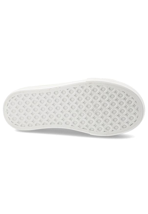 Sneakersy damskie Filippo, cholewka z materiału tekstylnego siateczkowego wiązanie z przodu ozdobne grube sznurówki, beżowy, DTN7855/26. Zapięcie: sznurówki. Kolor: beżowy. Materiał: materiał. Szerokość cholewki: normalna