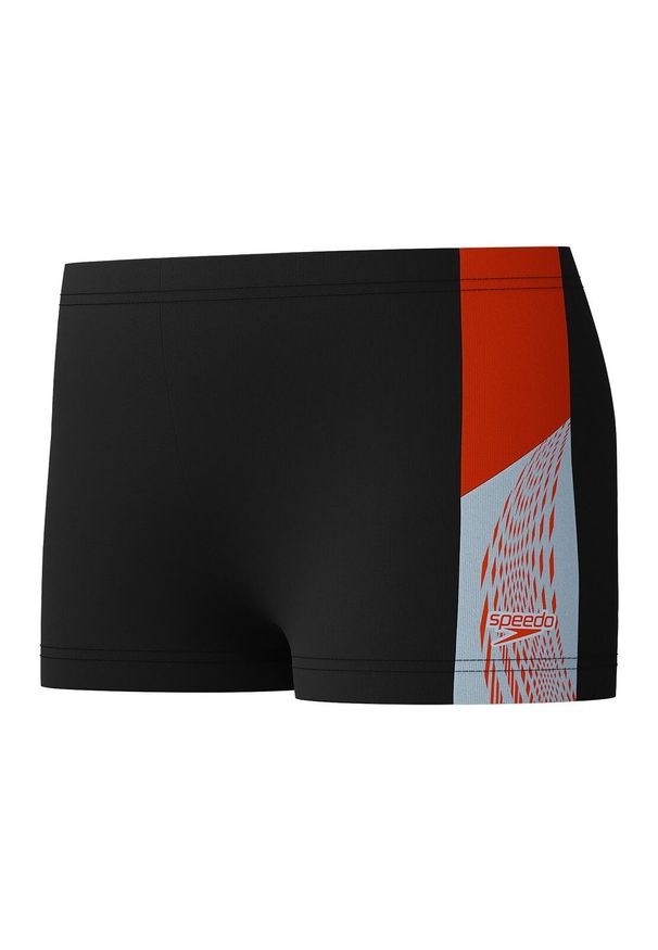 Kąpielówki chłopięce spodenki kąpielowe Speedo Dive Splice. Kolor: wielokolorowy, czarny, czerwony