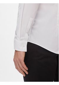 Calvin Klein Koszula K10K112310 Biały Slim Fit. Kolor: biały. Materiał: bawełna
