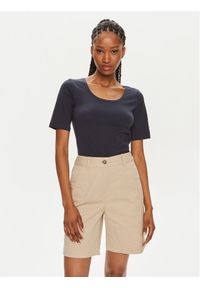 GANT - Gant T-Shirt 4203491 Granatowy Slim Fit. Kolor: niebieski. Materiał: bawełna #1