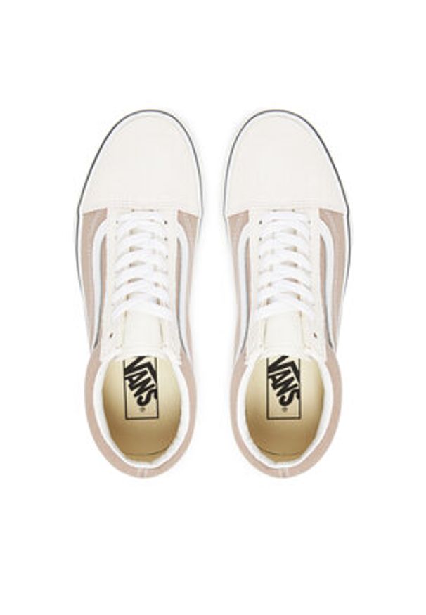 Vans Tenisówki Old Skool VN000D6W7D61 Beżowy. Kolor: beżowy. Materiał: skóra, zamsz