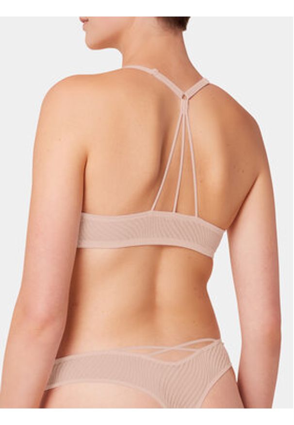 Triumph Biustonosz push-up Harmony Spotlight WHUF 10217429 Różowy. Kolor: różowy. Materiał: syntetyk. Rodzaj stanika: push-up