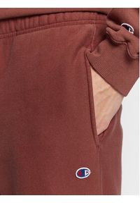 Champion Spodnie dresowe Acid Wash 217982 Czerwony Custom Fit. Kolor: czerwony. Materiał: dresówka, bawełna