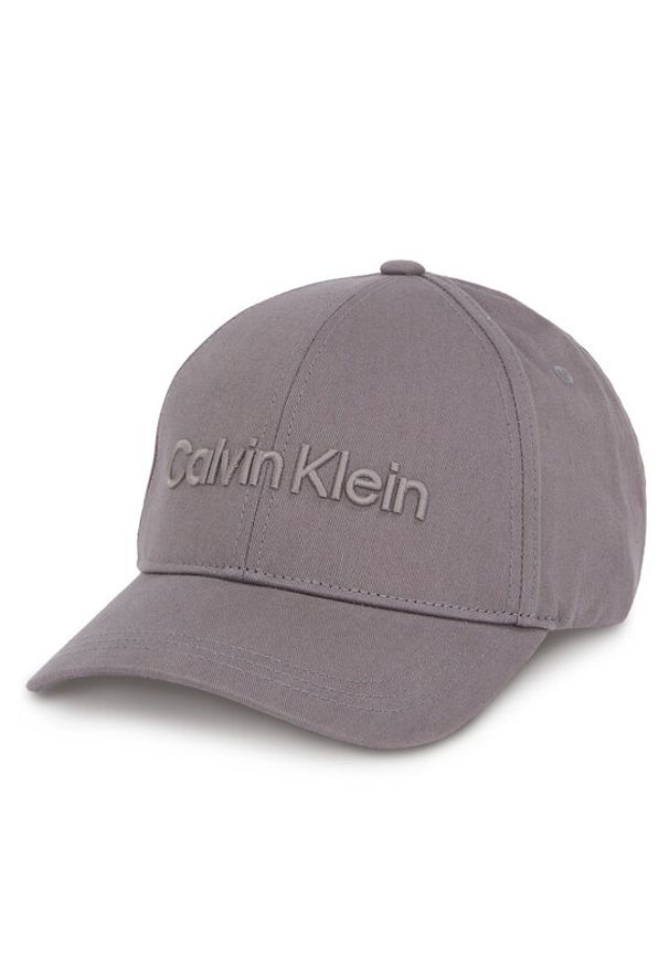 Calvin Klein Czapka z daszkiem Embroidery Bb Cap K50K505737 Szary. Kolor: szary. Materiał: bawełna