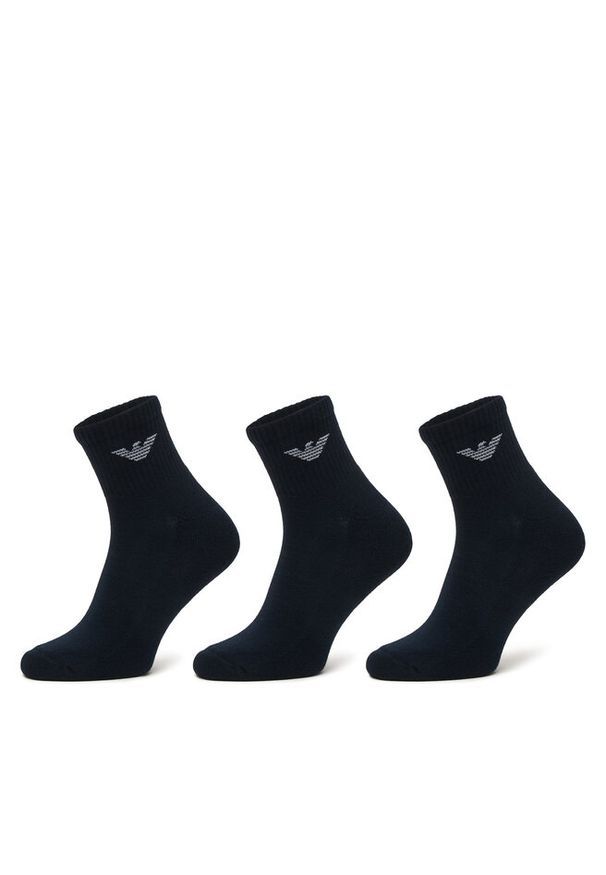 Skarpety krótkie Emporio Armani Underwear. Kolor: niebieski