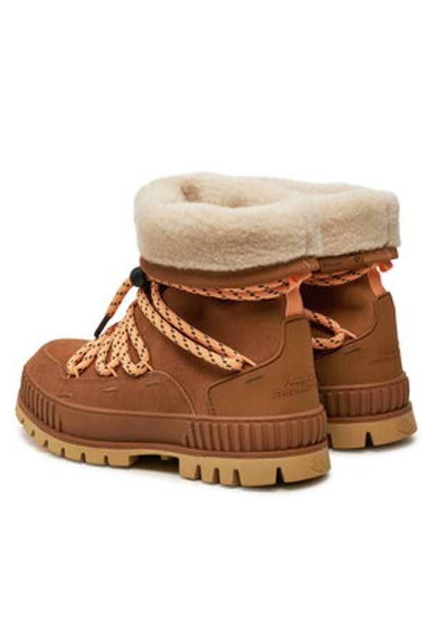 Palladium Śniegowce Pallashock Hiver 94349-252-M Brązowy. Kolor: brązowy. Materiał: zamsz, skóra
