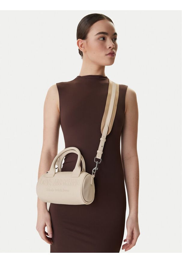 Love Moschino - LOVE MOSCHINO Torebka JC4054PP1OLE0110 Écru. Materiał: skórzane