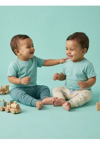 Sinsay - Legginsy 2 pack - kremowy. Kolor: kremowy #1