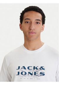 Jack & Jones T-Shirt Fusion 12289880 Biały Regular Fit. Kolor: biały. Materiał: bawełna #4