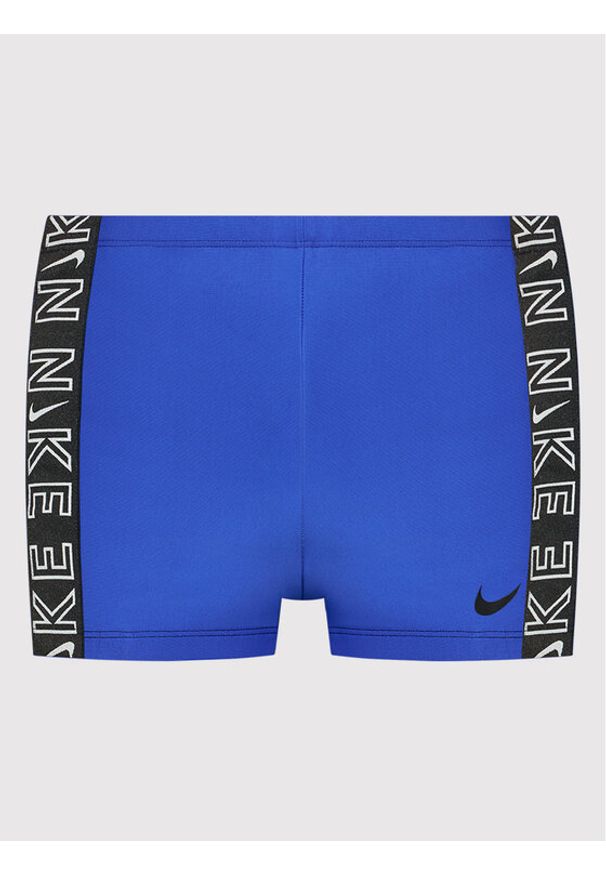 Nike Kąpielówki Square Leg NESSB134 Niebieski. Kolor: niebieski. Materiał: syntetyk