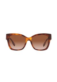Burberry - Okulary przeciwsłoneczne 0BE4345. Kolor: brązowy
