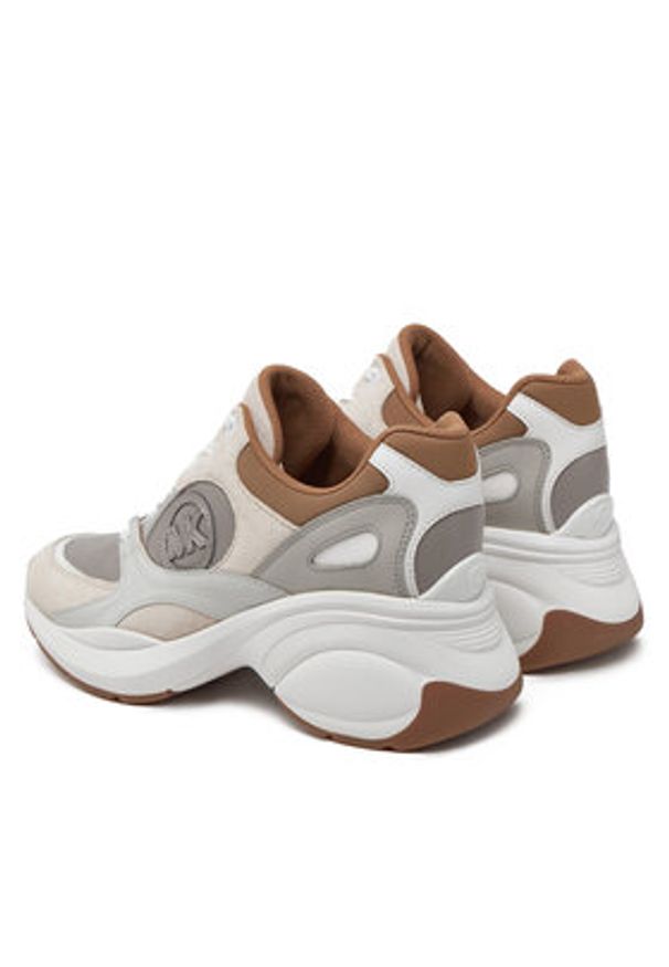Michael Kors Sneakersy Zuma Trainer 43R5ZUFS2D Beżowy. Kolor: beżowy. Materiał: skóra