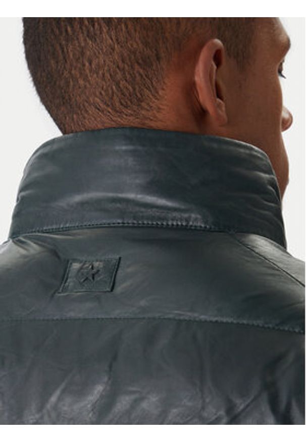 Milestone Kurtka skórzana Ms Article 531019 21360 Szary Regular Fit. Kolor: szary. Materiał: skóra