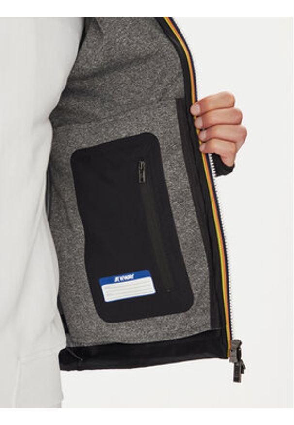 K-Way Kurtka przeciwdeszczowa Jacko K5123GW Czarny Regular Fit. Kolor: czarny. Materiał: syntetyk