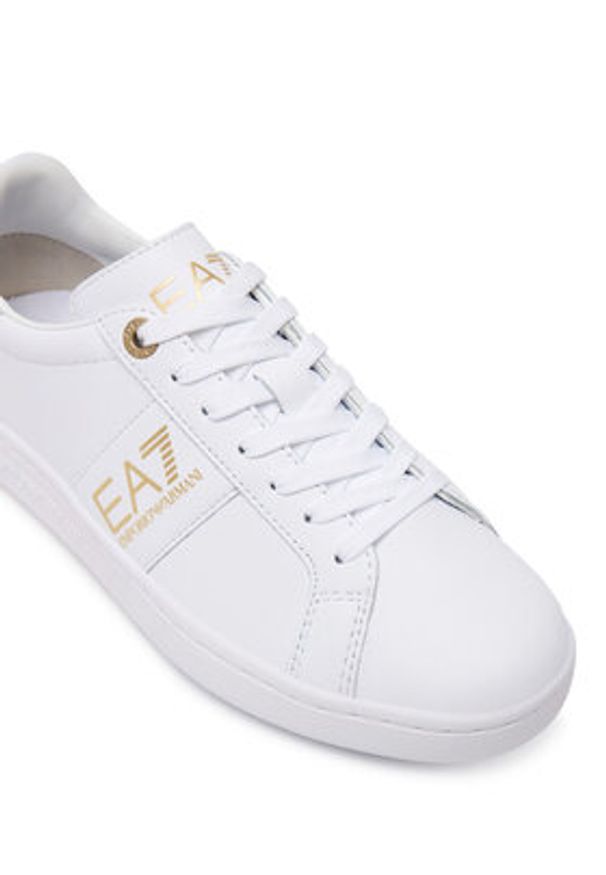 EA7 Emporio Armani Sneakersy 7X000332 AF10848 M0015 Biały. Kolor: biały. Materiał: skóra