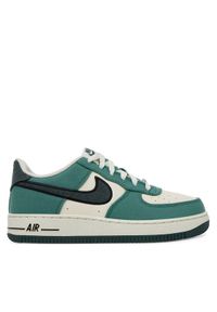 Nike Sneakersy Aire Force 1 LV 8 FN4731 100 GS Zielony. Kolor: zielony. Materiał: skóra