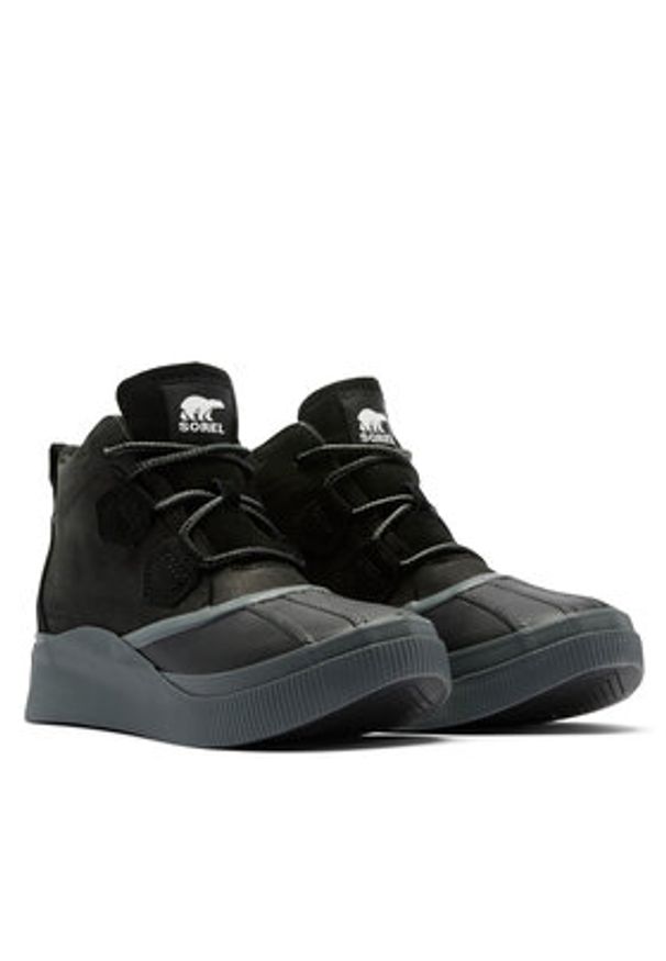 sorel - Sorel Trzewiki Out N About™ IV Classic Wp 2088161010 Czarny. Kolor: czarny. Materiał: nubuk, skóra