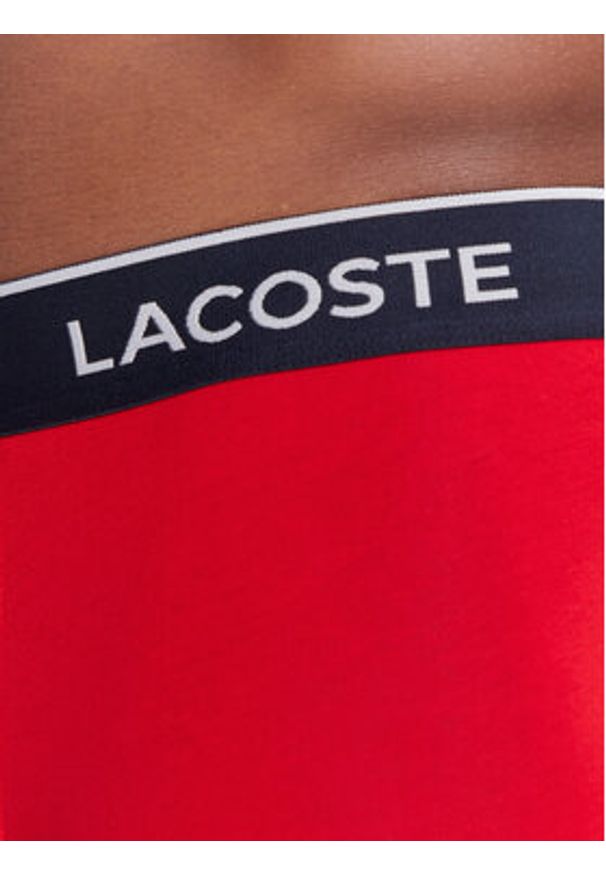 Lacoste Komplet 3 par bokserek 5H1300 Kolorowy. Materiał: bawełna. Wzór: kolorowy